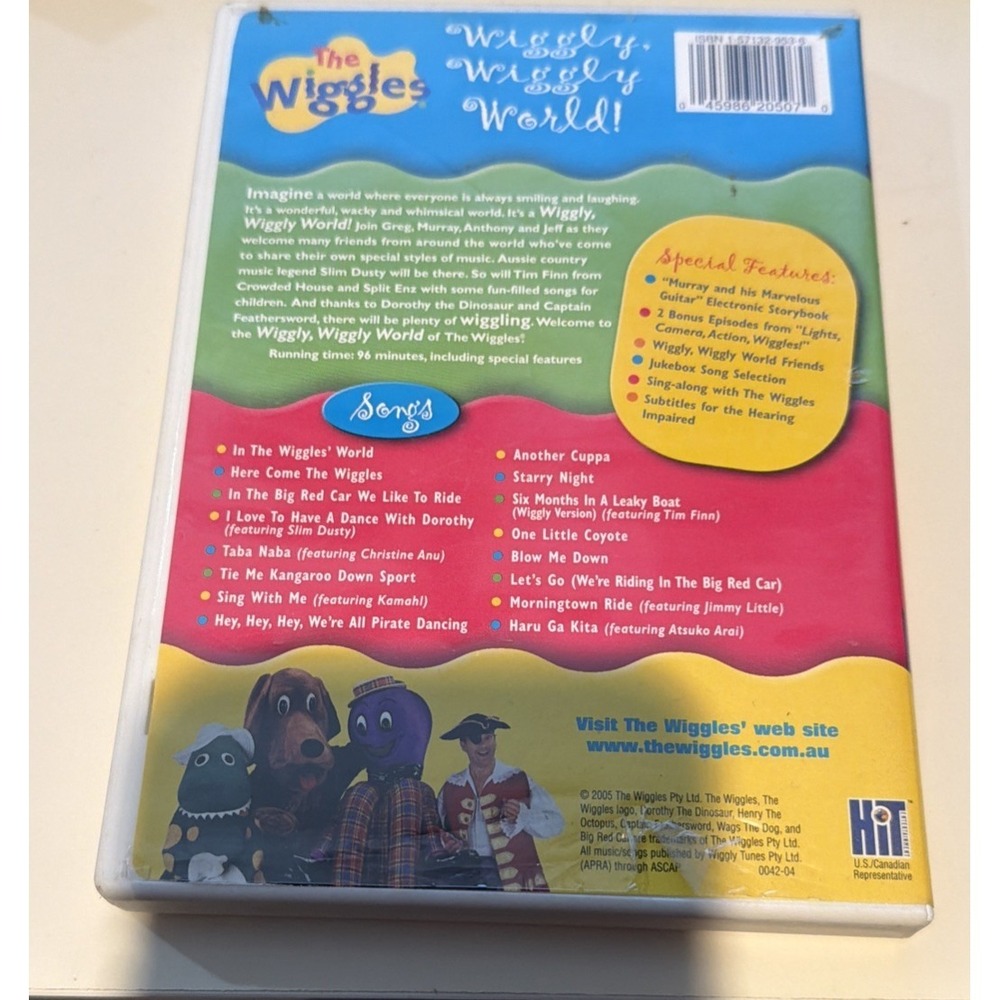 The Wiggles It's a Wiggly Wiggly World Dvd Rolf Harris Tested Works 2005 - Picture 2 of 10